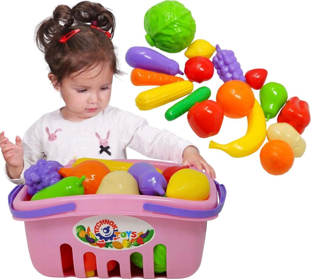 Warzywa Owoce Koszyk Sklepowy Sklep Witaminy Zakupy Dla Zdjęcie produktu 