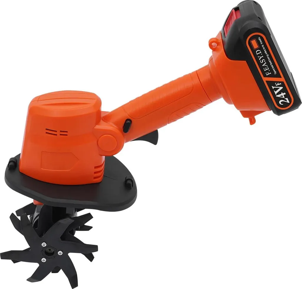 Zappatrice da Giardino 21V - Mini Coltivatore a Batteria 1500mAh 235 giri/min