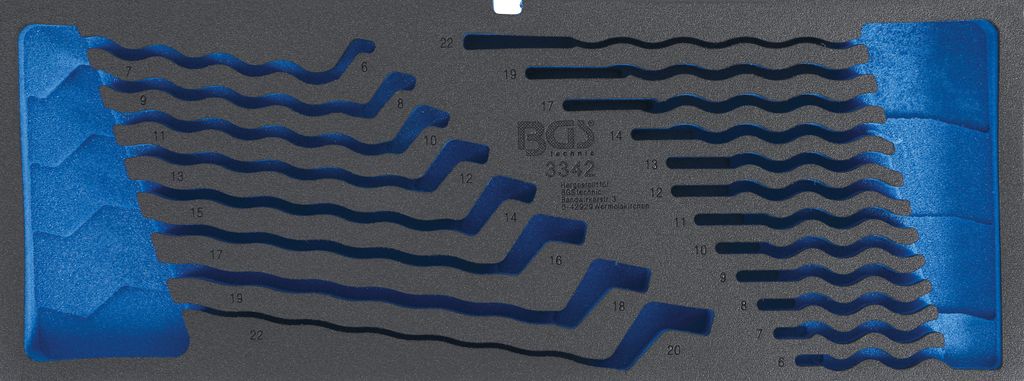 BGS 3342-1 Schaumeinlage für Art. 3312, leer