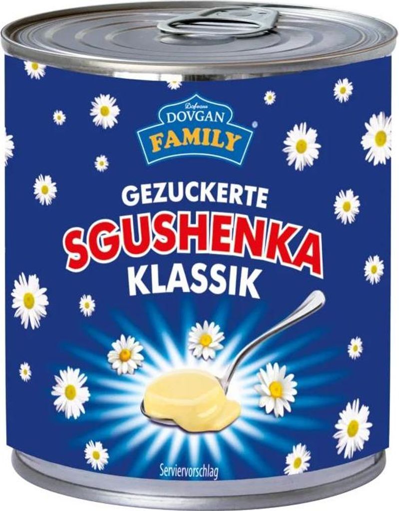 DOVGAN  Gezuckerte "Sgushenka" Klassik 370g Produktbild 