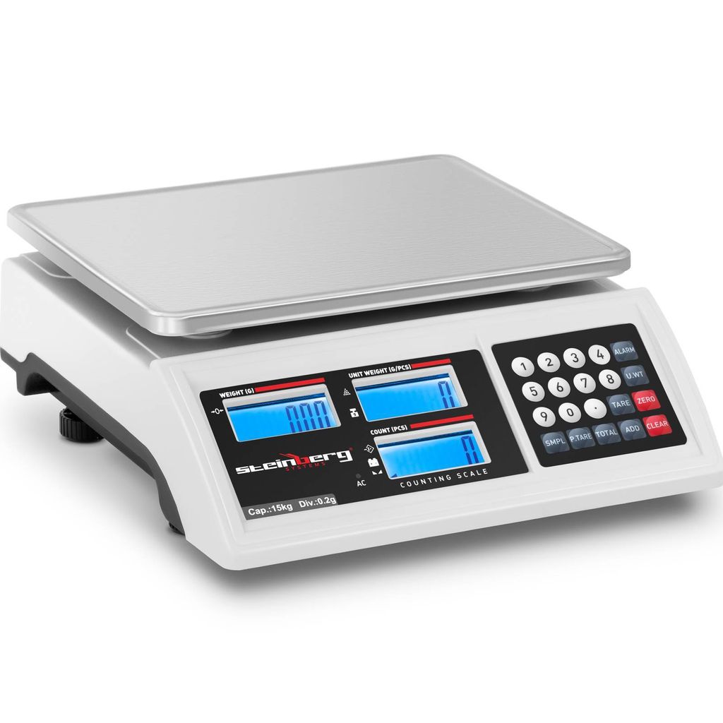 Expondo Steinberg Systems počítací váha – 15 kg / 0,2 g – Obrázek produktu 