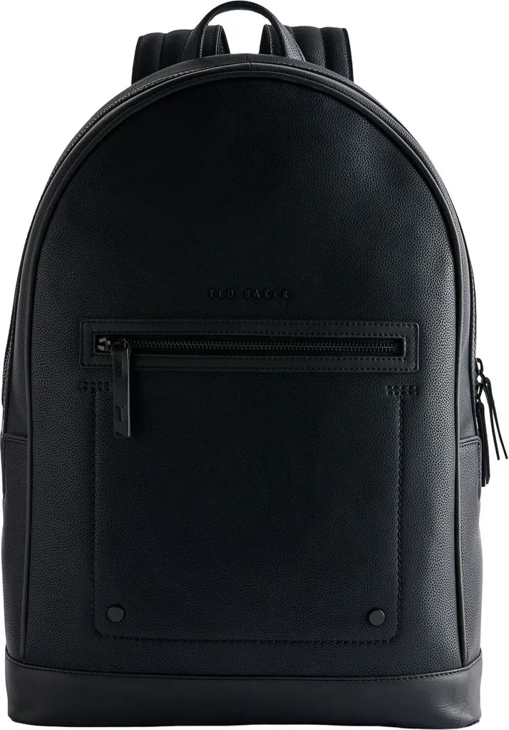 Sac à dos ordinateur ergonomique contre le mal de dos en cuir noir