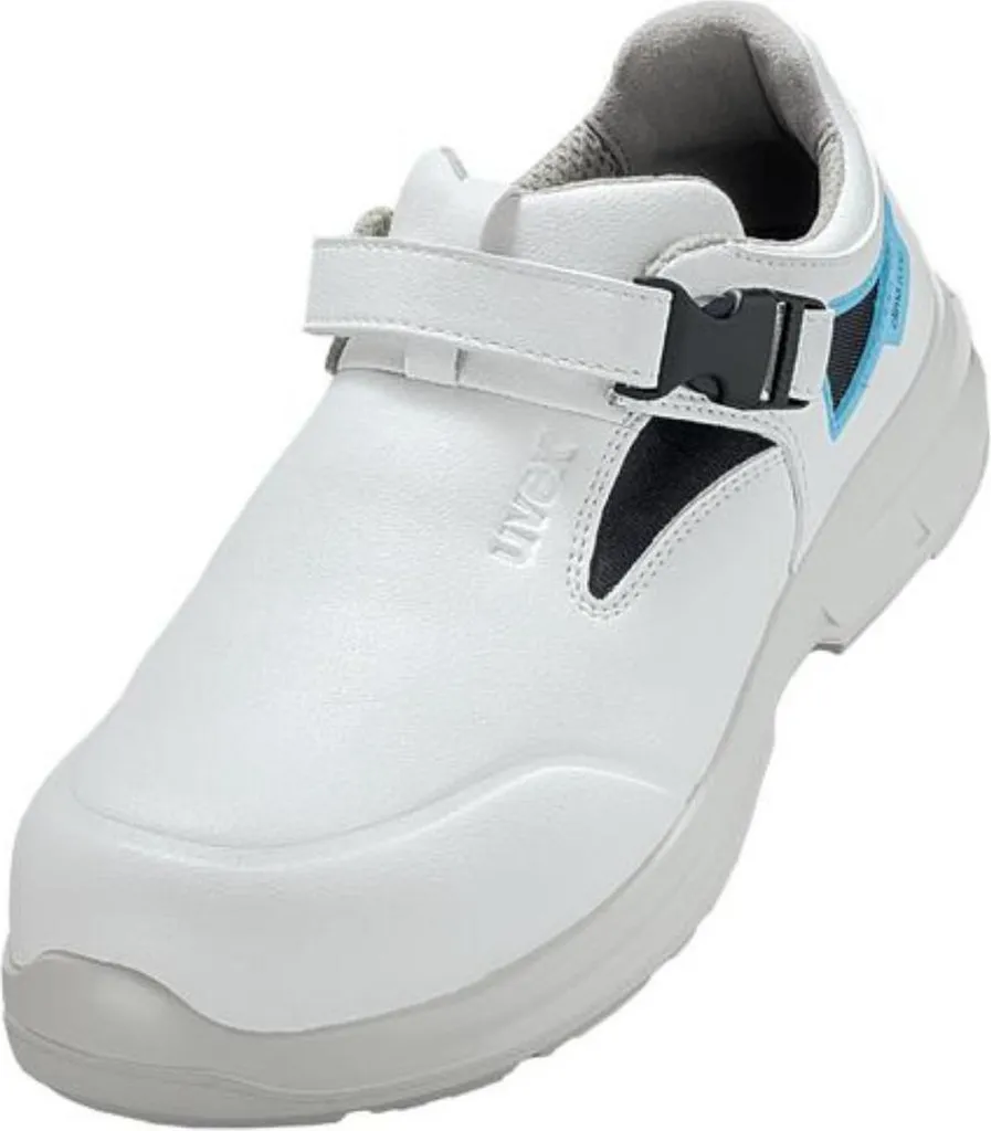 Baskets de sécurité basses uvex 1 sport blanches S1 taille 44 homme