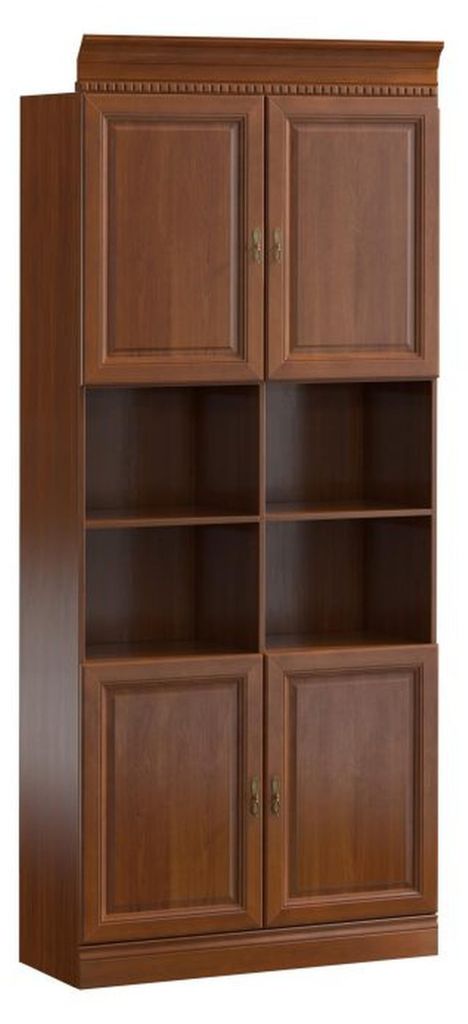 Klassische Schränke Schrank Schrankwand Bücherregal Regal Bücherschrank Mod BA-5
