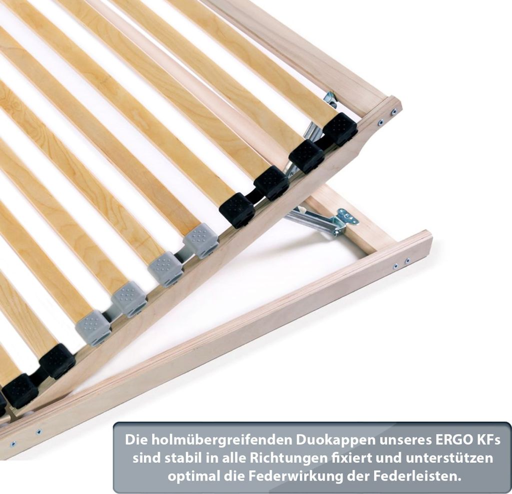 Coemo 7 Zonen Lattenrost Ergo KF mit Kopf- & Produktbild 4