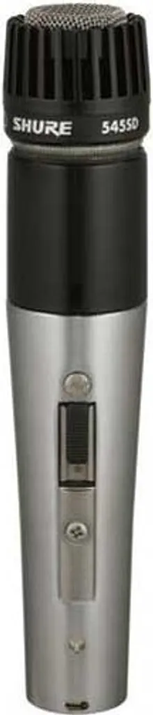 Microphone pour chant et studio Shure 545SD-LC XLR couleur argent - 3