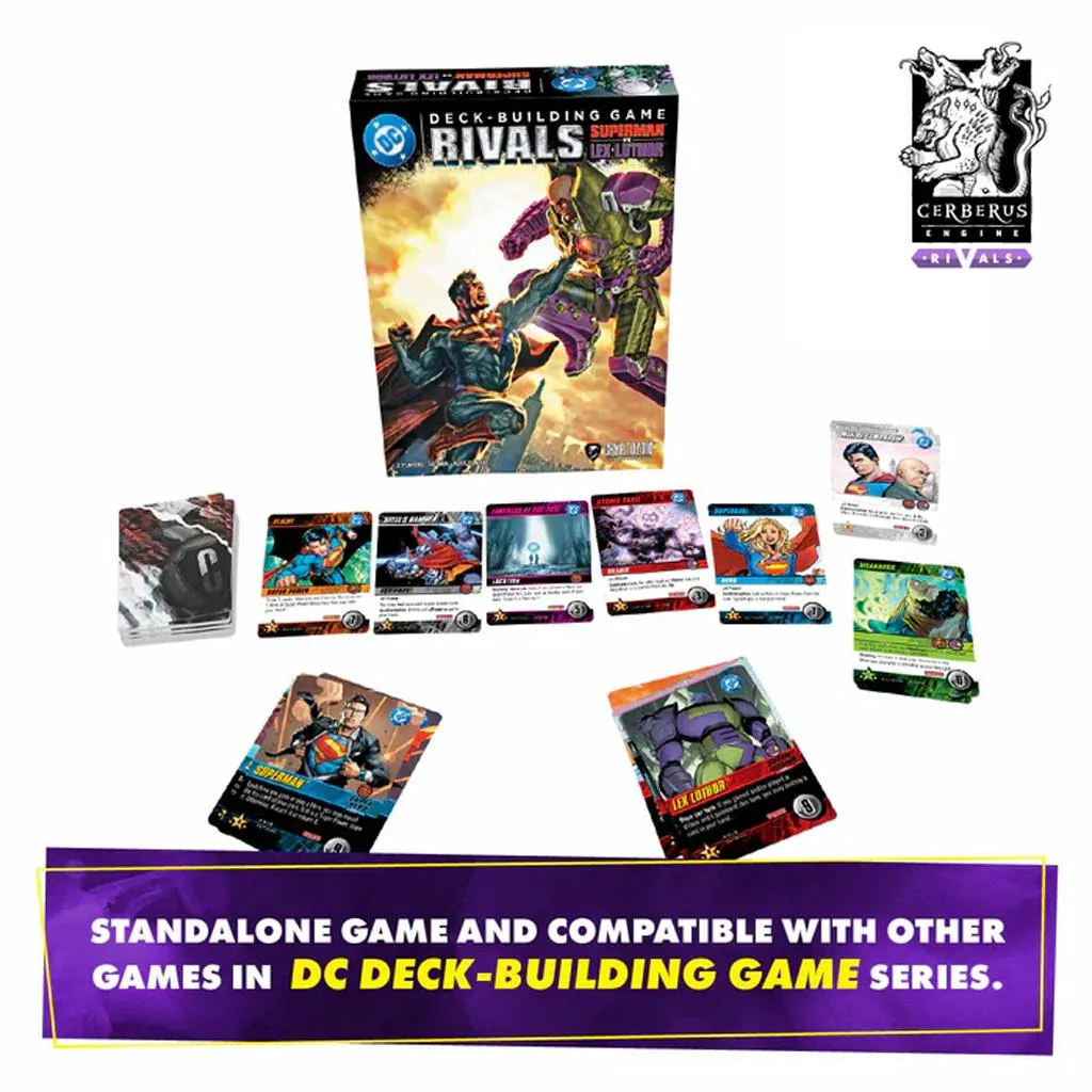 DC Deck-Building Game Rivals Superman vs Lex Luthor - Édition Anglaise - 2