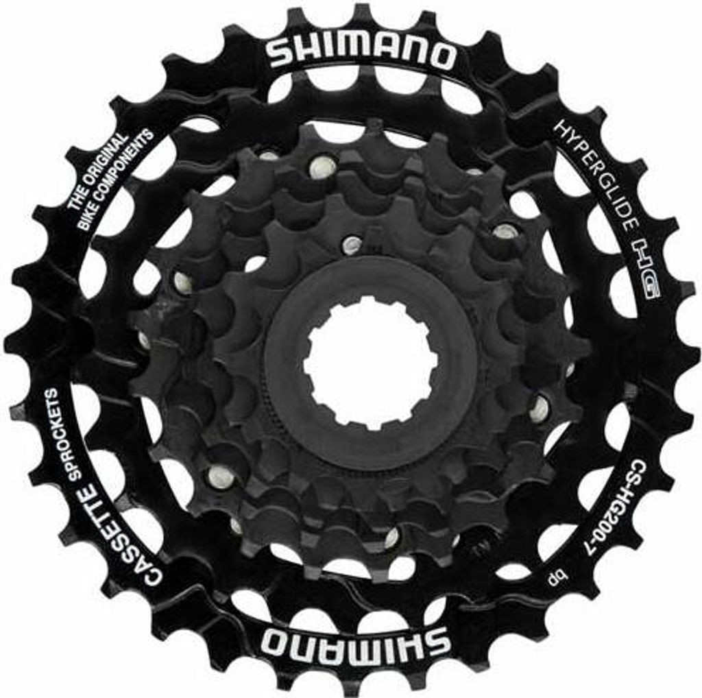 Kassette Shimano HG200 7fach, 12-14-16-18-21-26-32, Zdjęcie produktu 