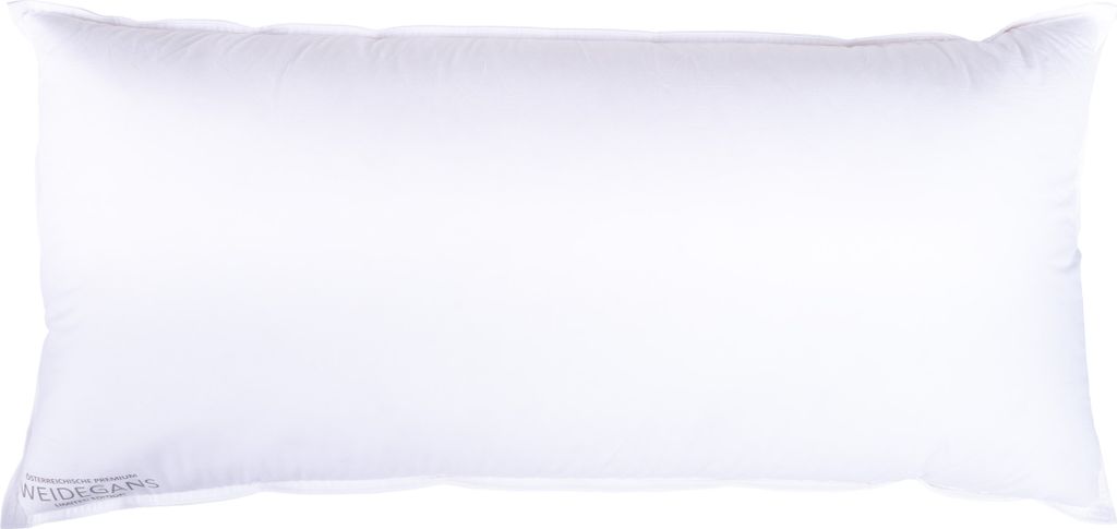 A white pillow is shown against a white background.