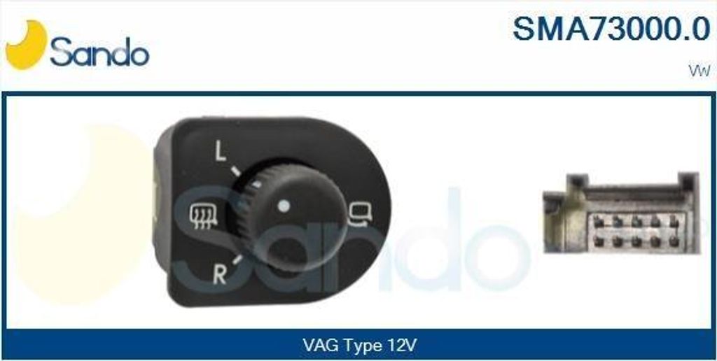 SANDO Schalter Spiegelverstellung SMA73000.0 für VW Golf IV Schrägheck (1J1)