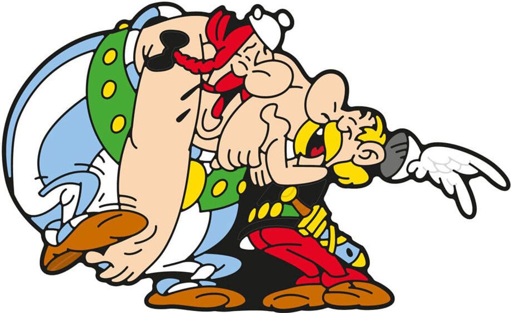 Plastoy Dekomagnet of Gummi Asterix und Obelix, lachend (2023)