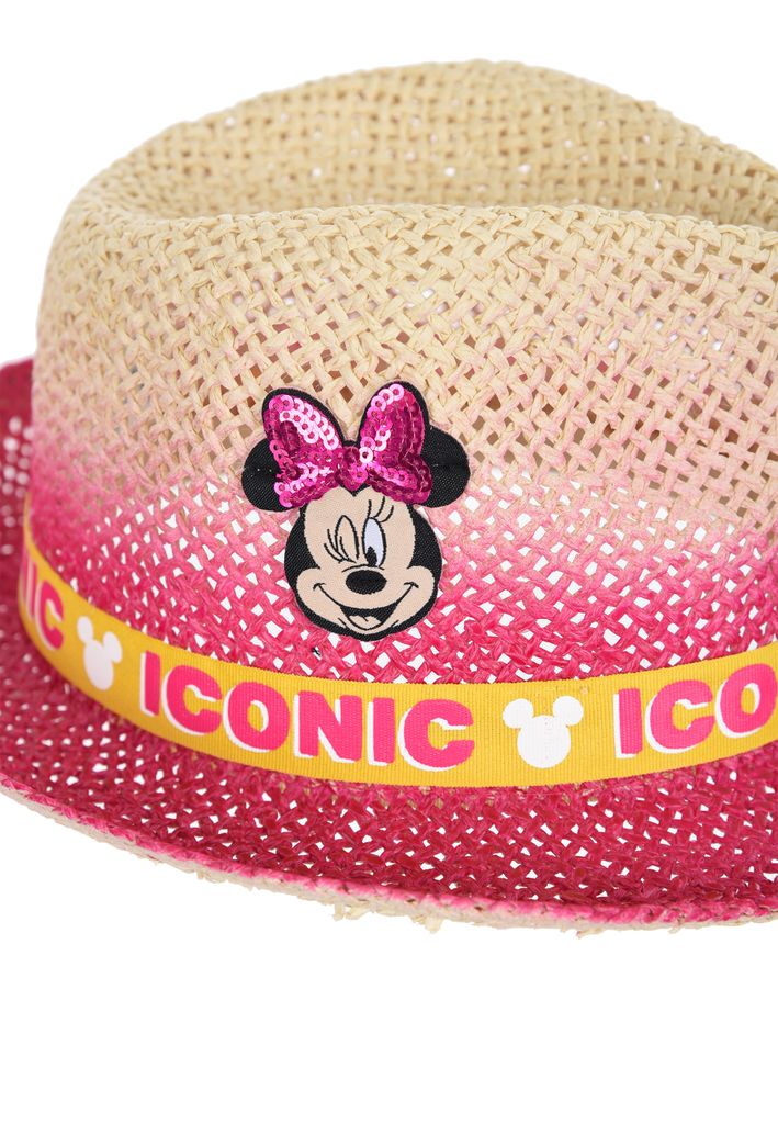 Minnie Mouse Sommer-Hut Stroh-Hut Strand-Hut , Größe:52
