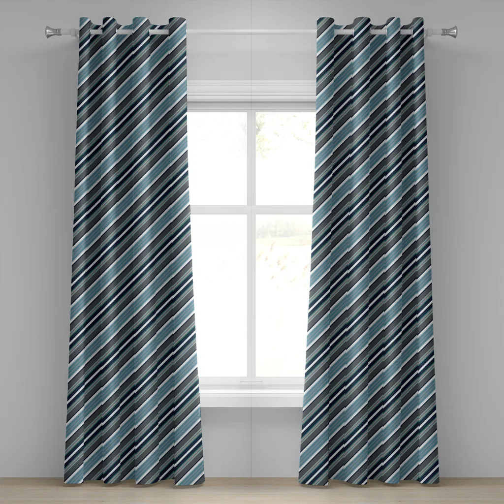 Offerta Tende ABAKUHAUS 280x225 - Stile Marinaro Blu Navy a Occhielli