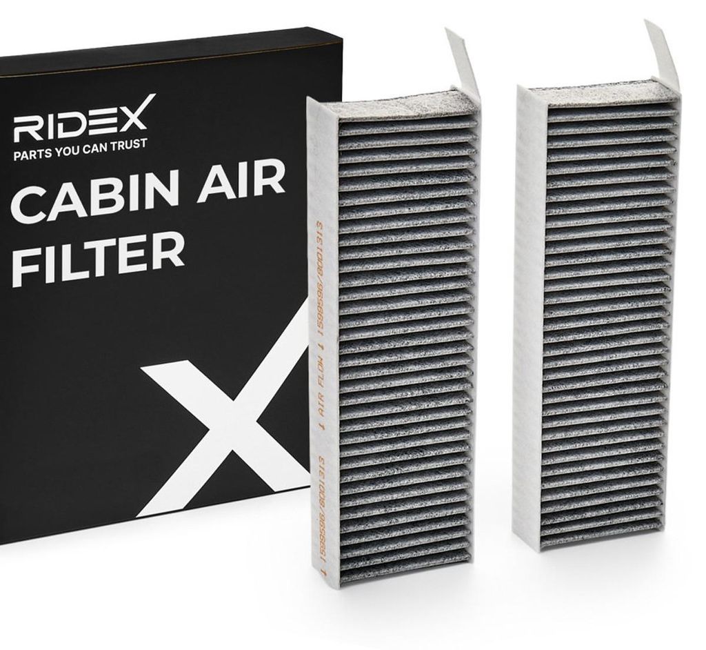RIDEX 424I0186 Aktivkohle Innenraumfilter Pollenfilter für Produktbild 