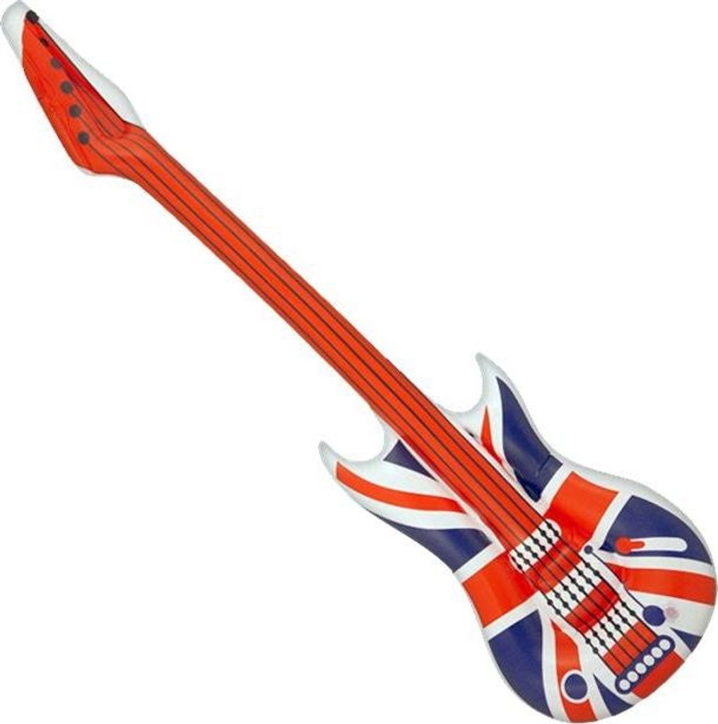 Aufblasbare Union Jack Gitarre Produktbild 