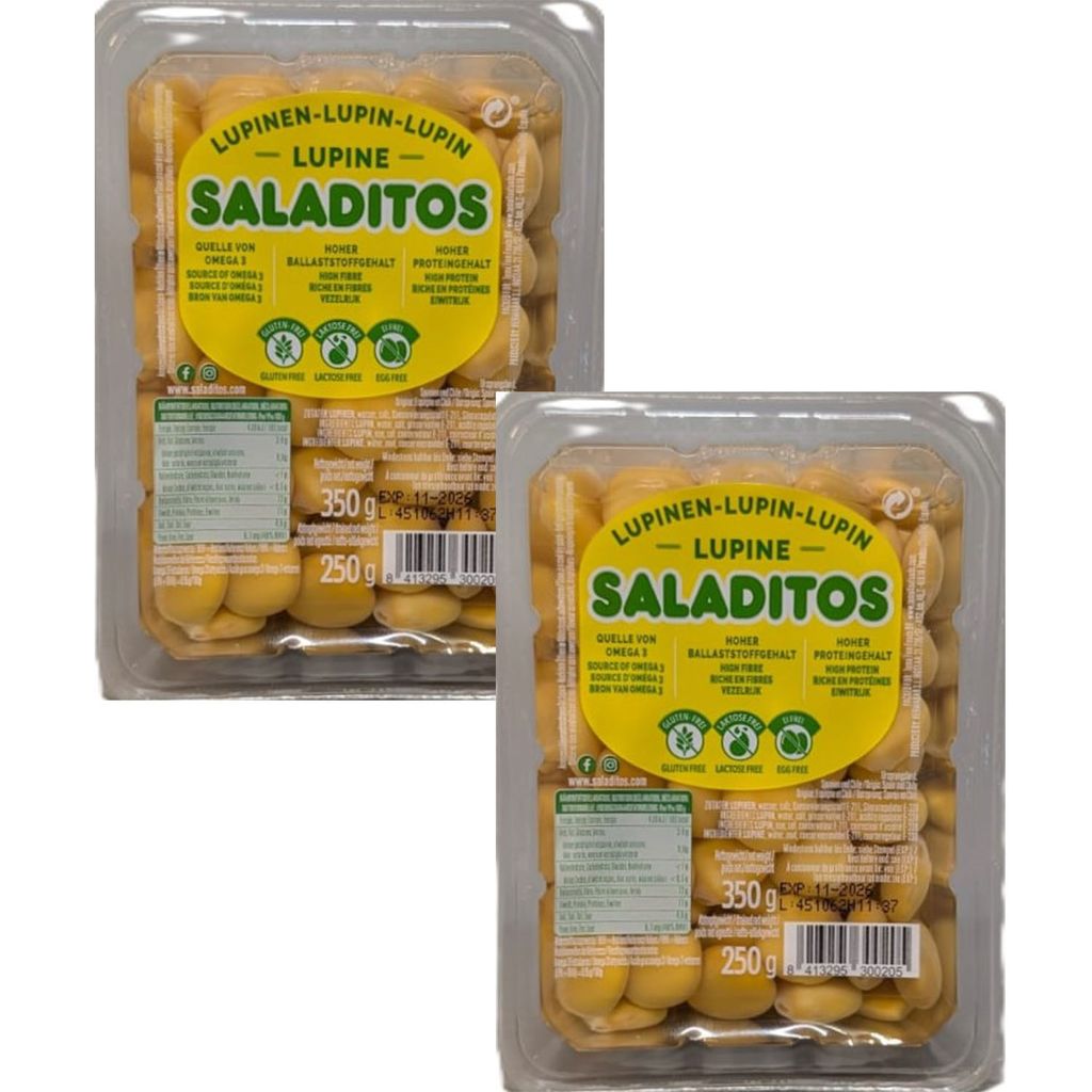 Saladitos Lupinen 2x350g - Proteinreich, Ballaststoffreich Produktbild 
