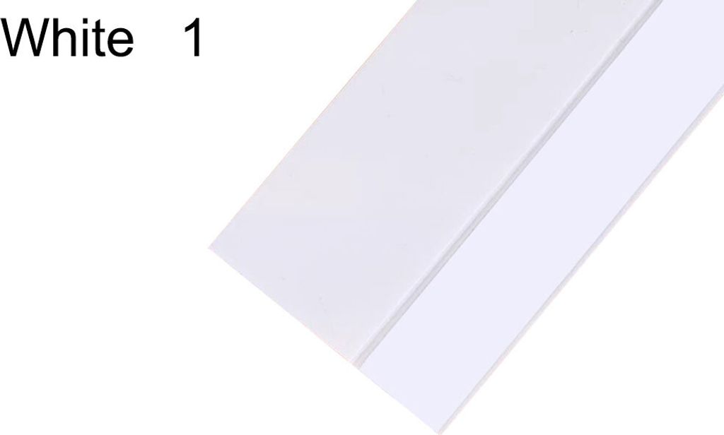 5m Silikon Selbstklebender Fenster Dichtungsband Türkantengeräuschisolierung Streifen-Weiß 1
