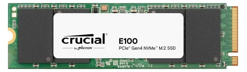 SSD 480GB Crucial M.2 NVMe PCIe Gen4 E100 : Boostez votre Laptop
