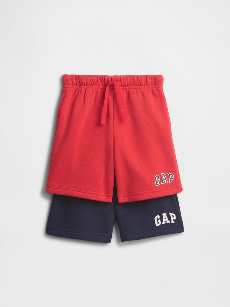 GAP Babyshorts mit Fleece-Innenfutter, 2er-Pack, mehrfarbig, Größe 3 Jahre