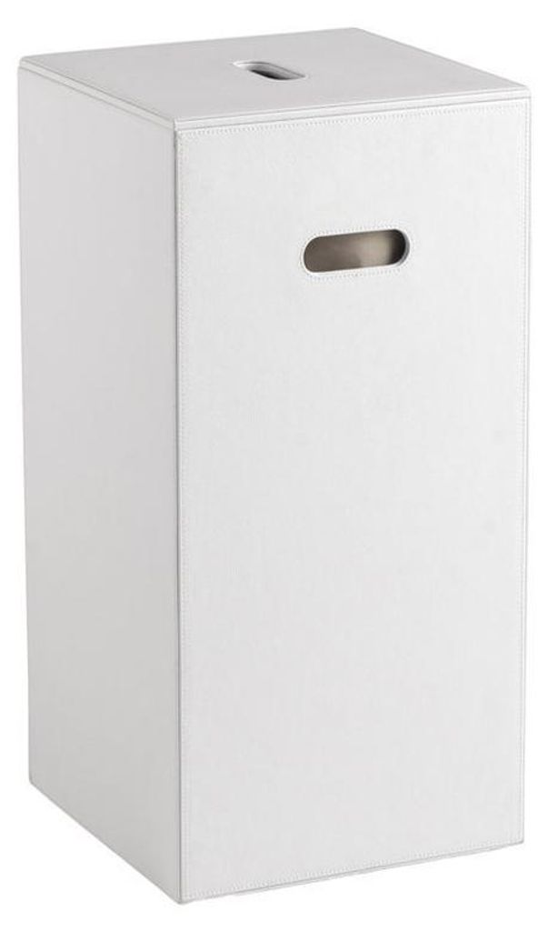 Gedy LUXURY Wäschekorb 30x61,8x30cm, Weiß Produktbild 