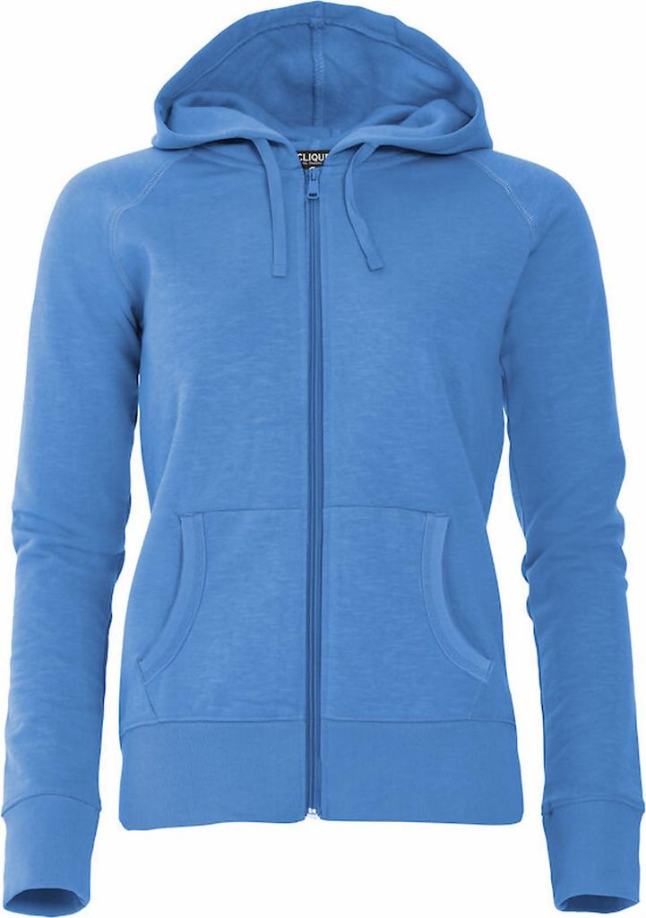 Clique Damen Sweatjacke Loris mit Kapuze, Reißverschluss, modernem Schnitt und Raglanärmeln