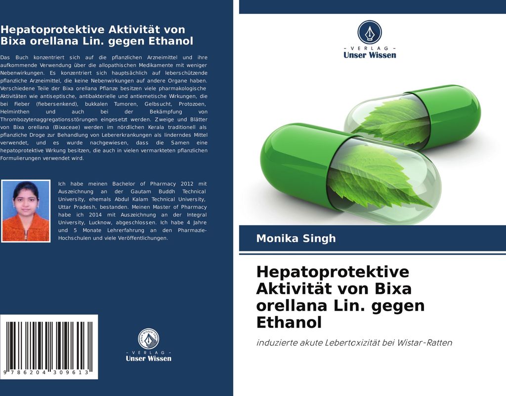 Hepatoprotektive Aktivität von Bixa orellana Lin. gegen Ethanol