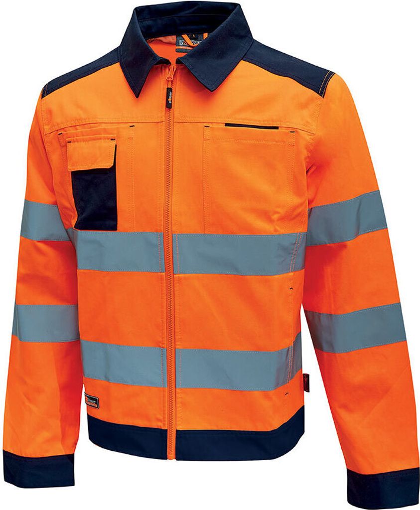 U-Power Jacke Gleam, Farbe:orange fluo, Größe:M