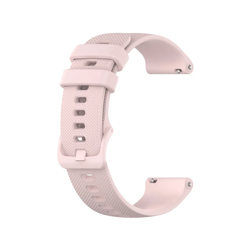 Bracelet silicone rose clair Garmin Vivoactive 4S : Confort et Anti-Irritation