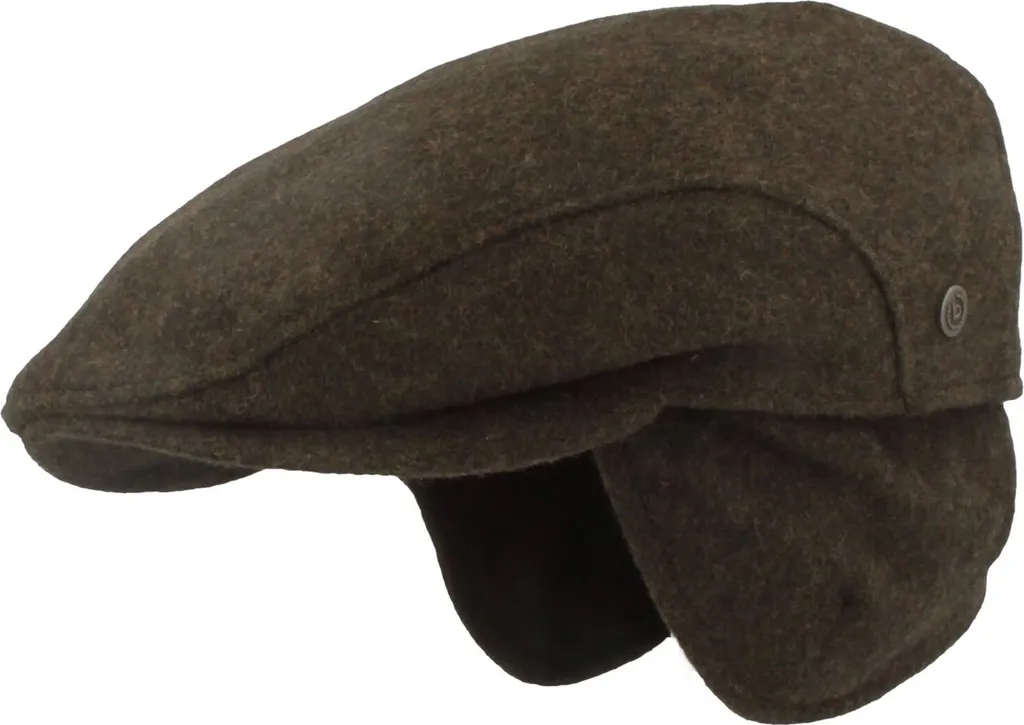 Casquette plate chaude Bugatti verte taille 65 pour hiver et grand vent