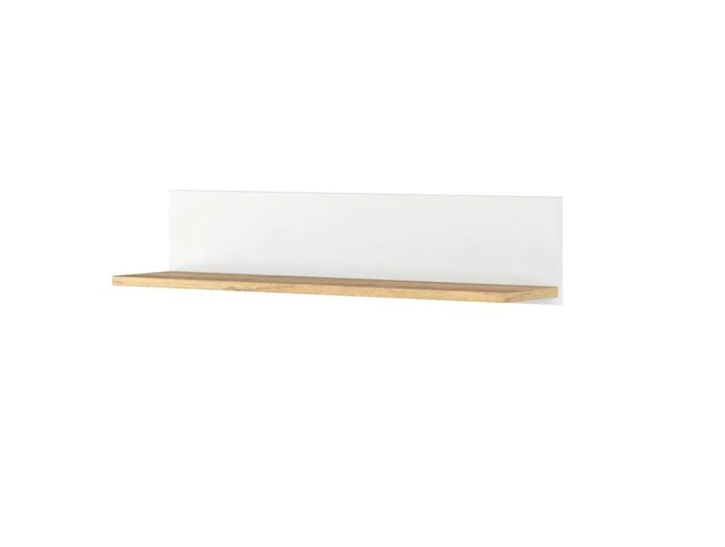Étagère murale MABARUMA décor chêne nash et blanc - Rangement tendance