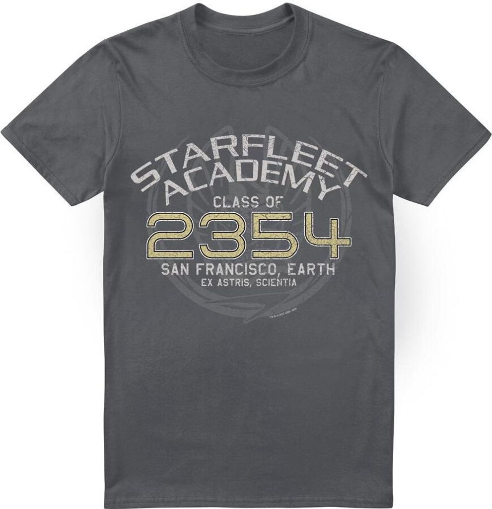 Star Trek - "Graduation" T-Shirt für Herren TV5915 (S) (Holzkohle)
