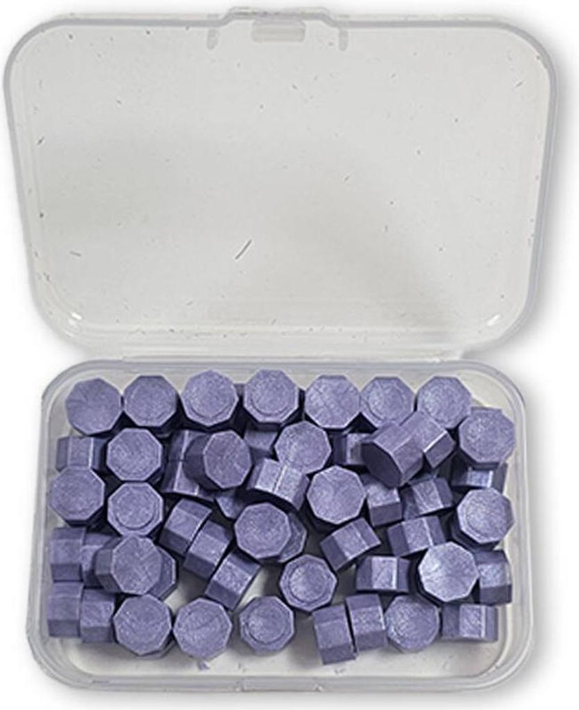 STAMPERIA - Wachsperlen - Wax beads - Wachs-Set - violett 20 g