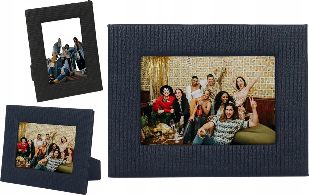 Cornice 10x15 Nero LoveInstant per Ufficio | Supporto Foto Scrivania