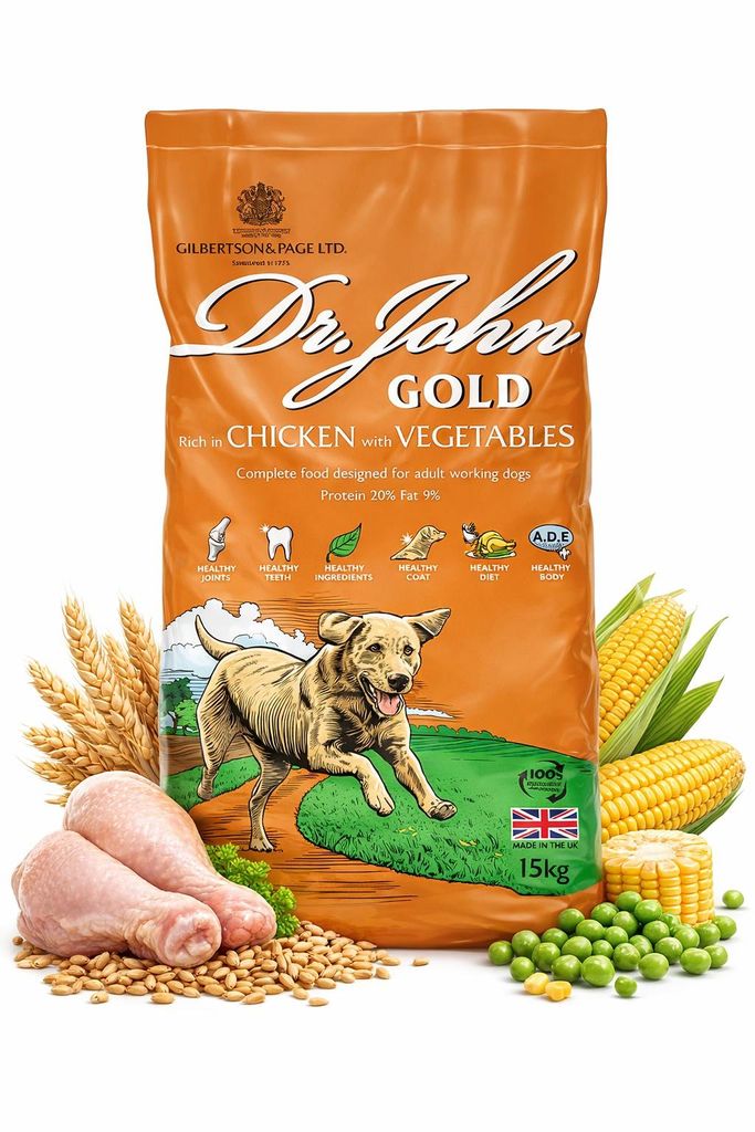 Cibo per cani al pollo con verdure, 15 kg di croccantini Immagine del prodotto 