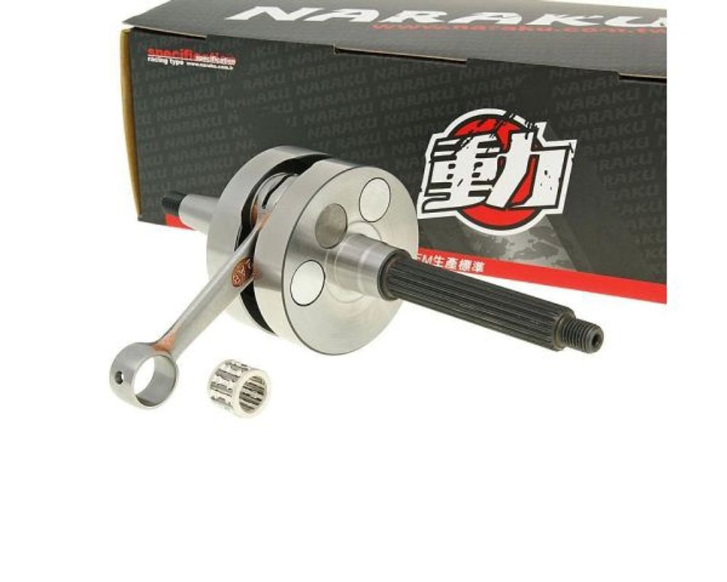 Naraku Racing Kurbelwelle Vollwange für Piaggio 50ccm Aprilia Gilera Italjet Vespa