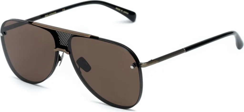 Belstaff Beckington Occhiali da Sole Marroni in Titanio e Acetato