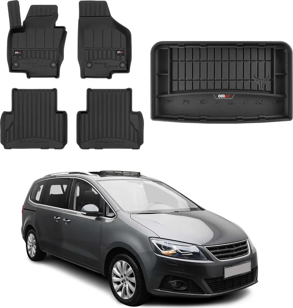 Offerta Set OMAC Seat Alhambra 2010-2020 Tappetini Gomma e Baule