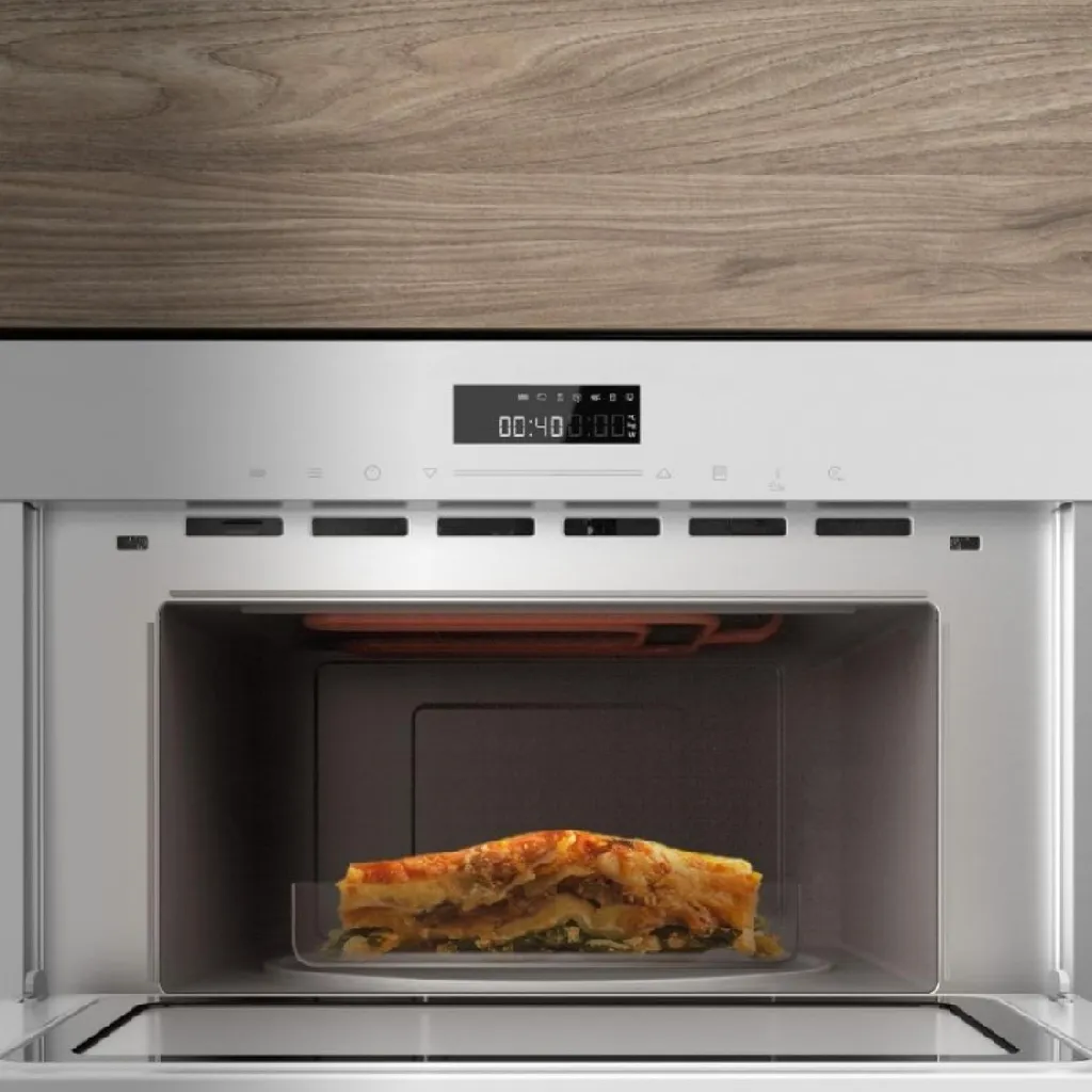Micro-ondes encastrable grande capacité 34L idéal pour cuisine moderne