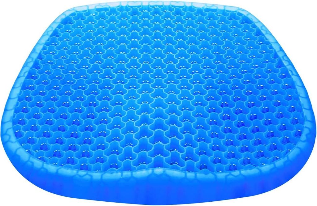 Gel Sitzkissen, Extra Großes Doppelt Dickes Sitzkissen mit Produktbild 