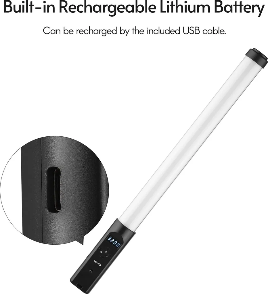 Tube LED RVB Correction Lumière : Fini les Ombres sur vos Vidéos