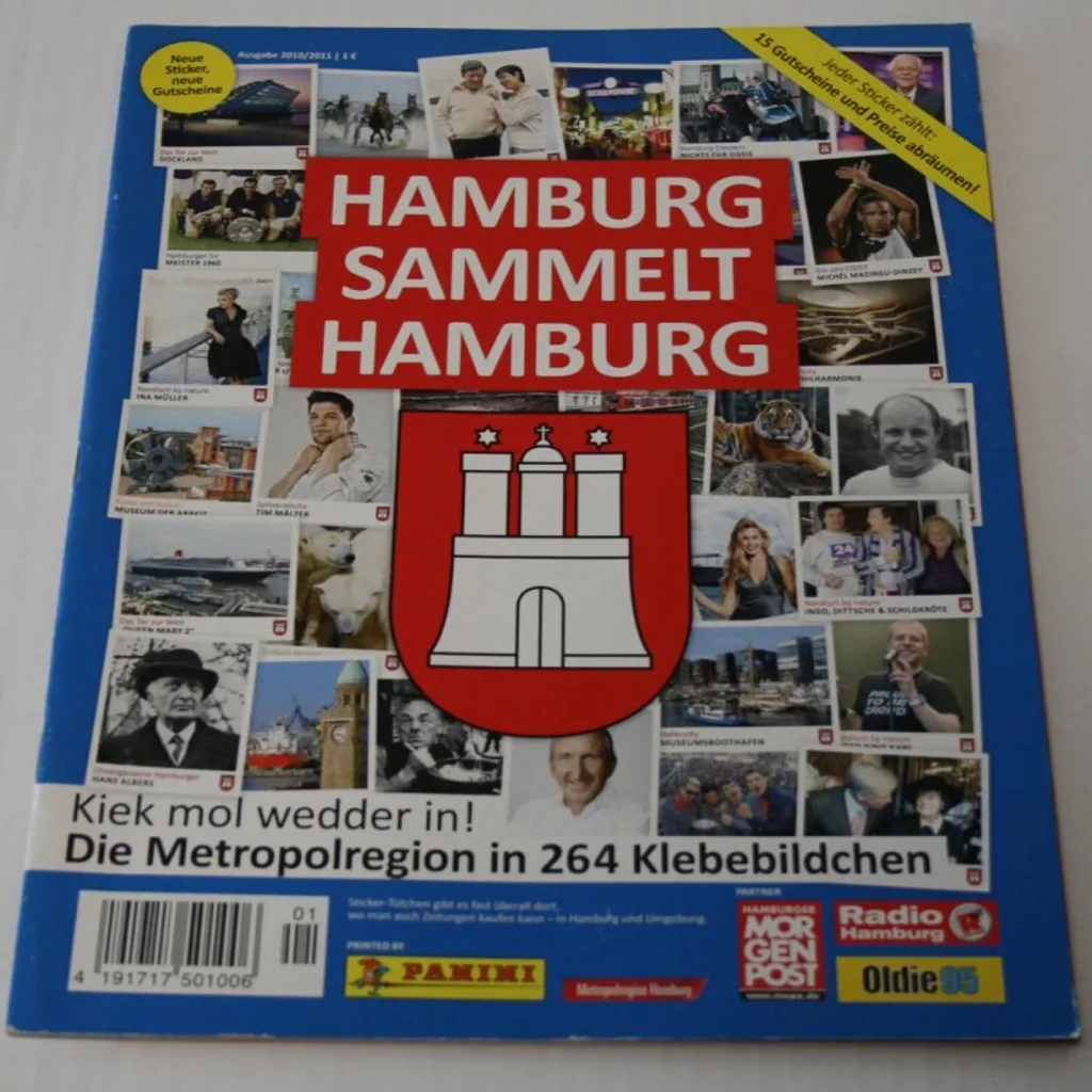 Album Hamburg Sammelt Hamburg 2009/2010 pour Stickers de Collection