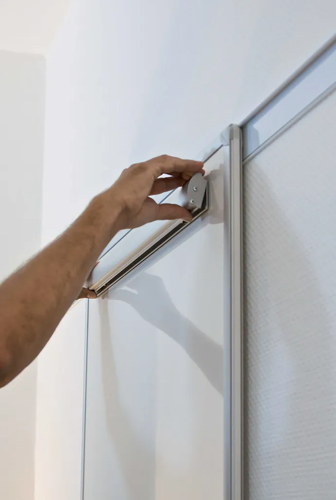 Support de Bloc Flipchart Franken FDKMAG Magnétique pour Tableau, 70 cm - 10