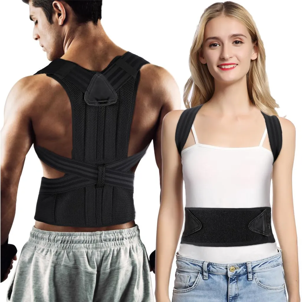 Correcteur de Posture pour Travail de Bureau et Soutien Dos Taille L