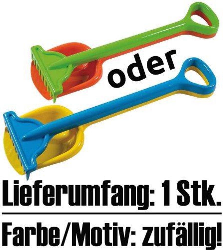 SIMBA 107124115 - Rechen & Schaufel-Set, 4-sort.