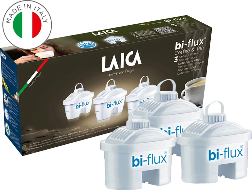 Laica Bi-Flux caffè e tè C3M, 3 pz