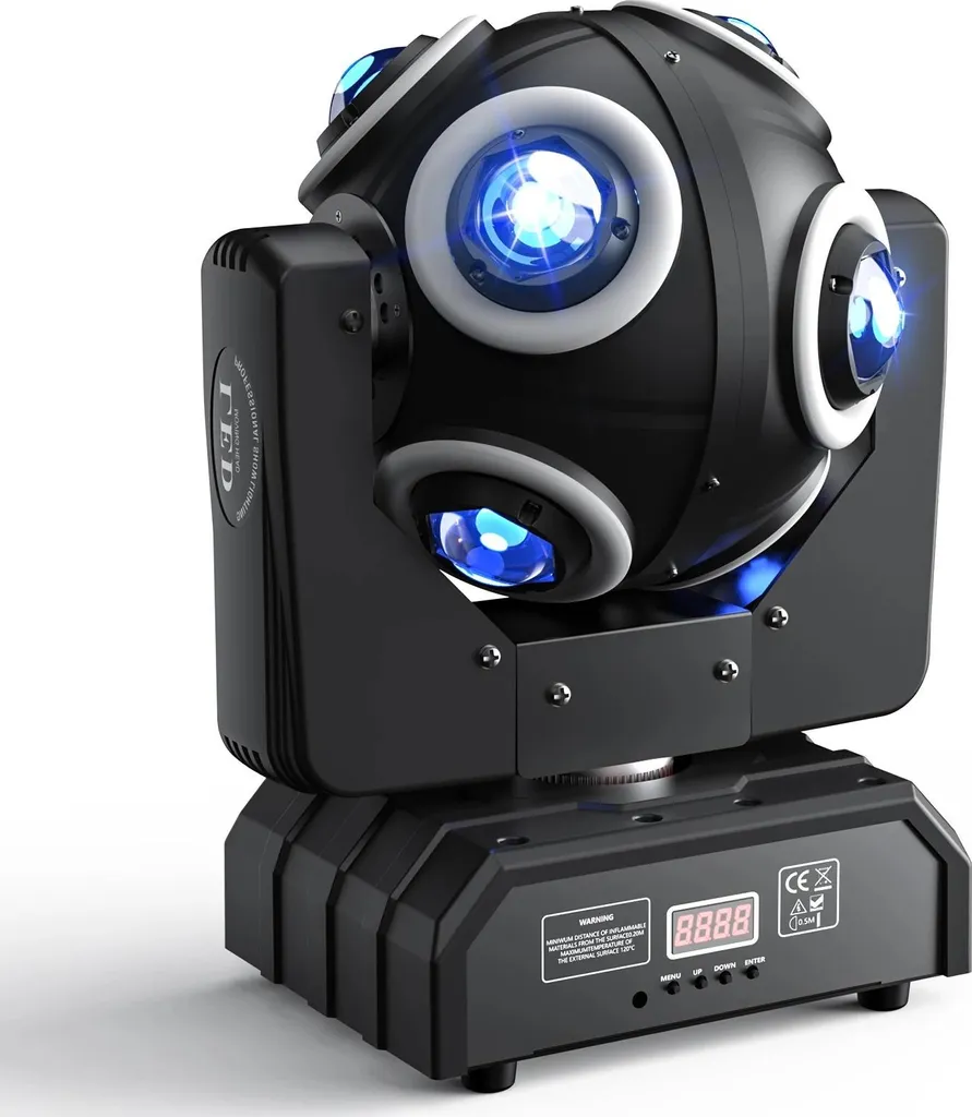 Lampe frontale ZQ02340 multi-modes à commande vocale et prise Europe