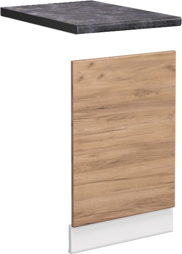 Offerta Pannello Vicco Fame-Line 45 cm Antracite Quercia Bianco