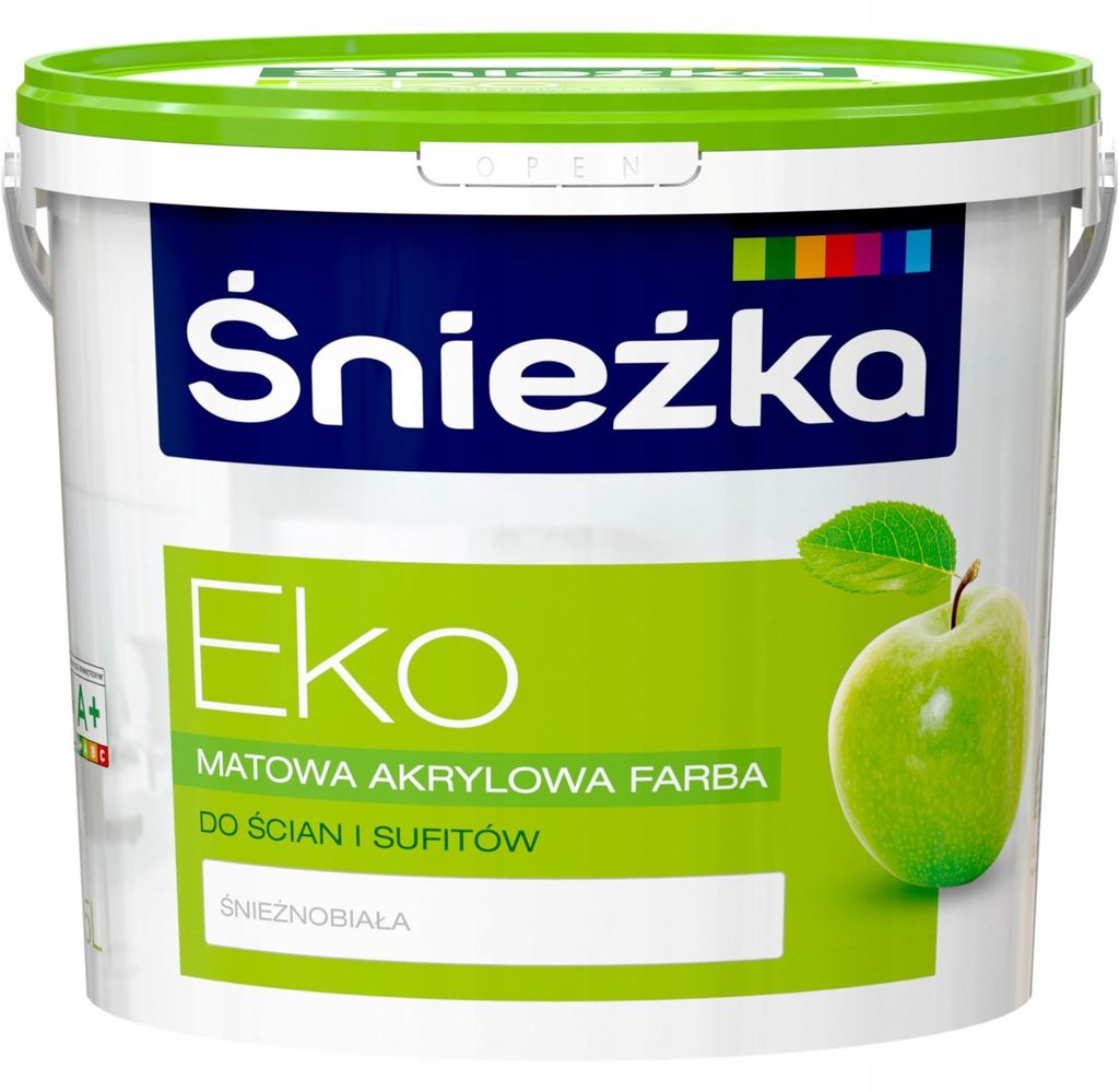 Hypoallergene Acryl-Wandfarbe Weiß Matt für Innen, Wände & Produktbild 
