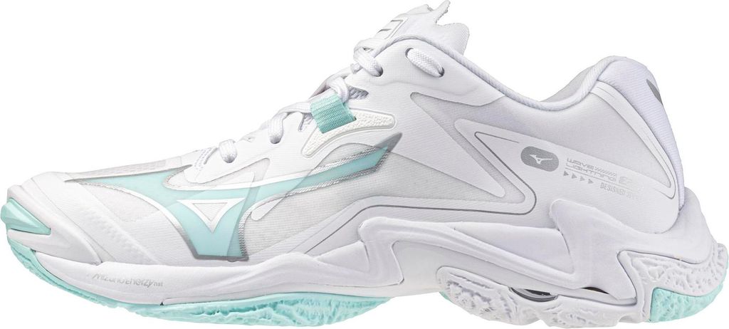 Mizuno Wave Lightning Z8 - white/blue tint, Größe:4.5