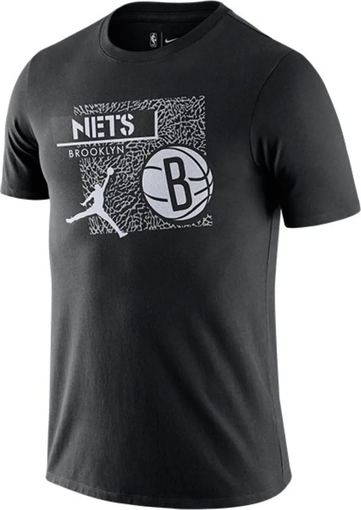 T-shirt Nike NBA Brooklyn Nets Dri-FIT DA6604-010 Noir Homme Taille L